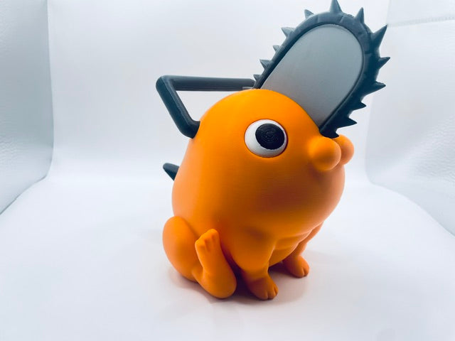 3d-Printed Chainsaw Man Pochita statue