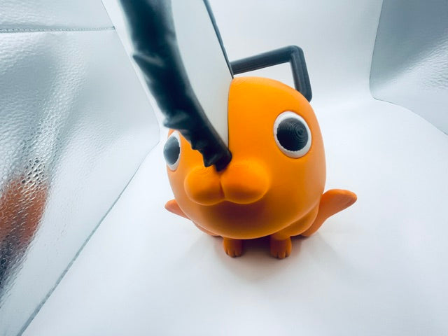 3d-Printed Chainsaw Man Pochita statue