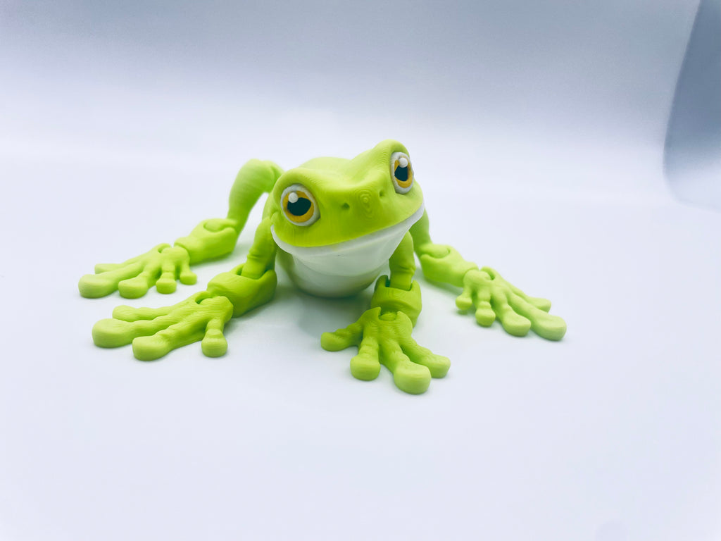 Cute White's Tree Frog