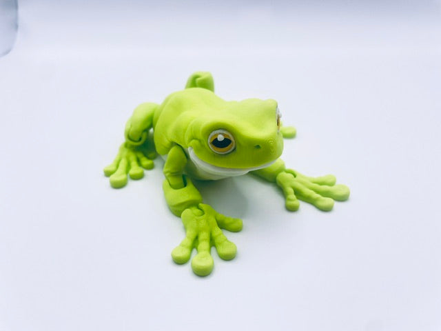 Cute White's Tree Frog