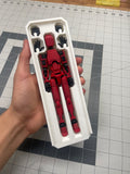Dummy 13 case, With Dummy 13 %125 scale