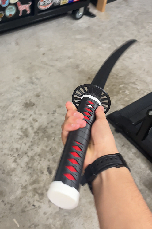 3D printed Tanjiro's sword