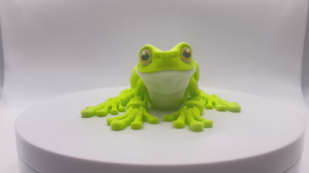 Cute White's Tree Frog