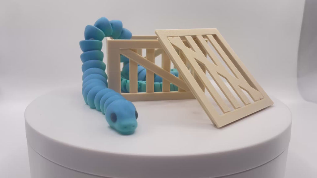 Snake in a crate